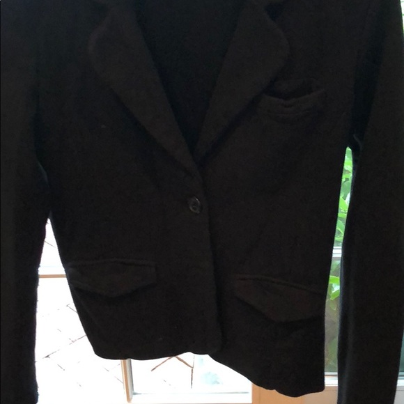 J Crew Black Cotton-like Blazer - Picture 3 of 6